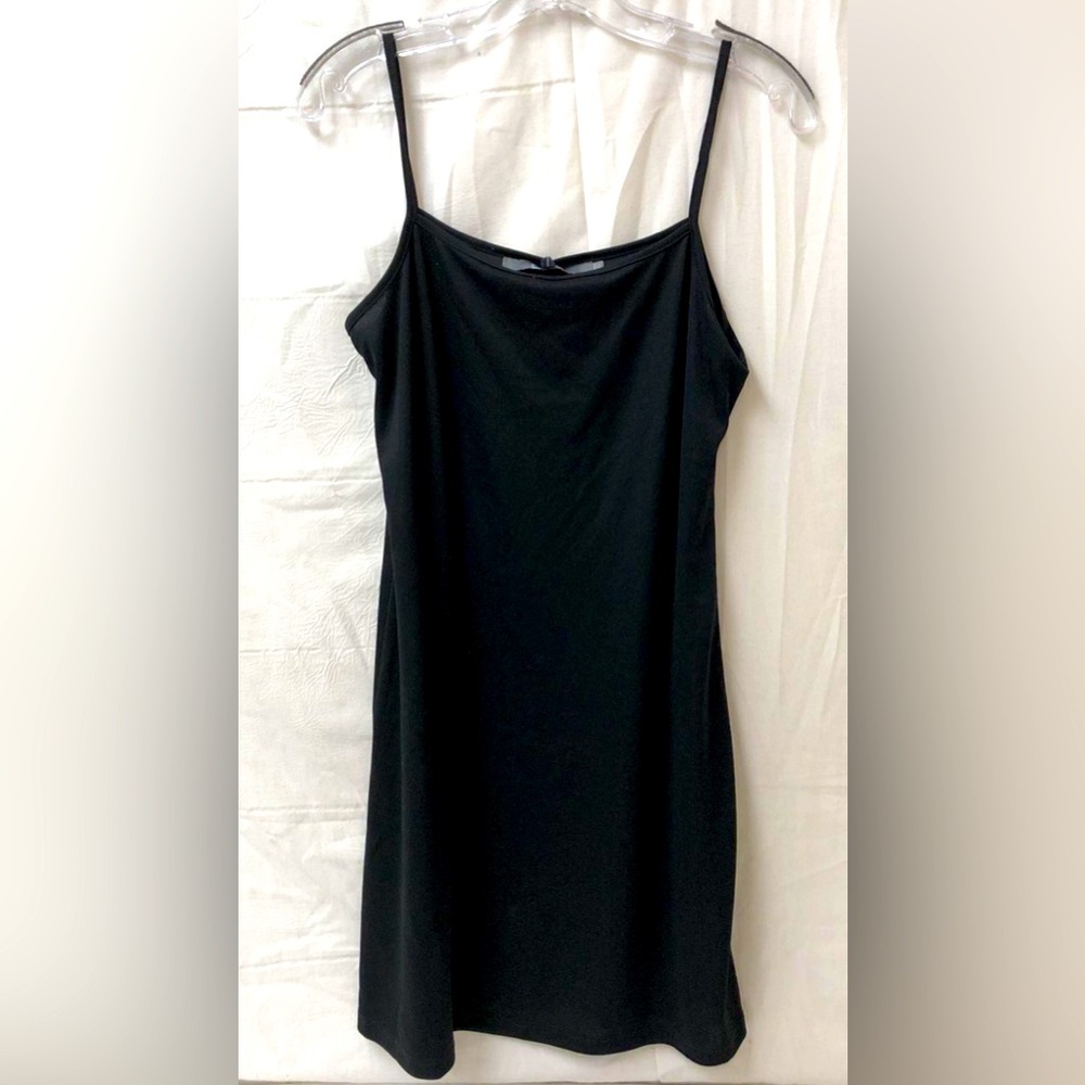 NWT Eva Franco Black Slip dress
